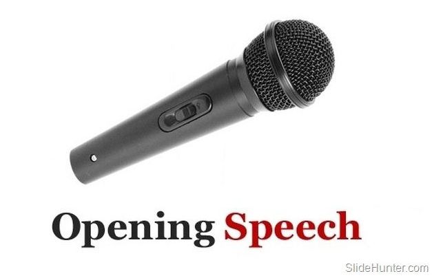 How Should Be Your Presentation Speech Opening