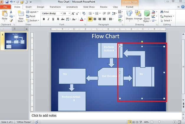 How to Create Flow Chart Diagram in PowerPoint 2010