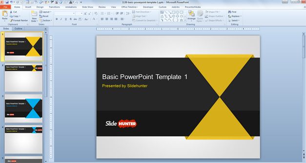 yellow basic powerpoint - Updated Miami