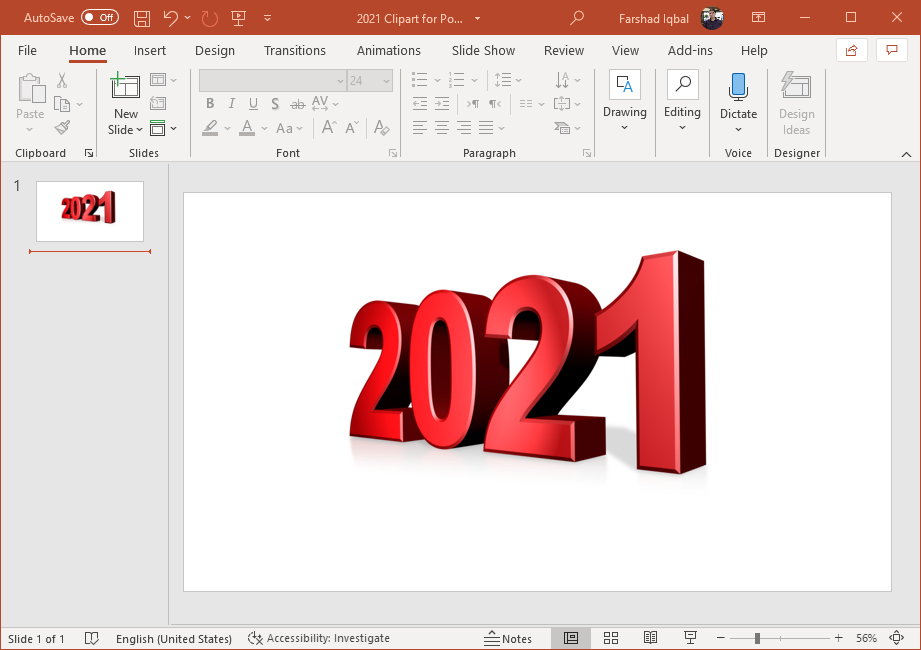 2021 powerpoint template free