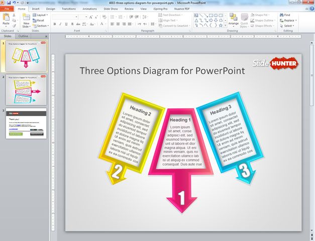 three types powerpoint presentation