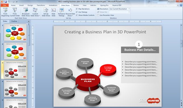 How to write a business presentation with powerpoint
