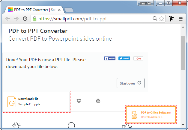 convert ppt to pdf google drive