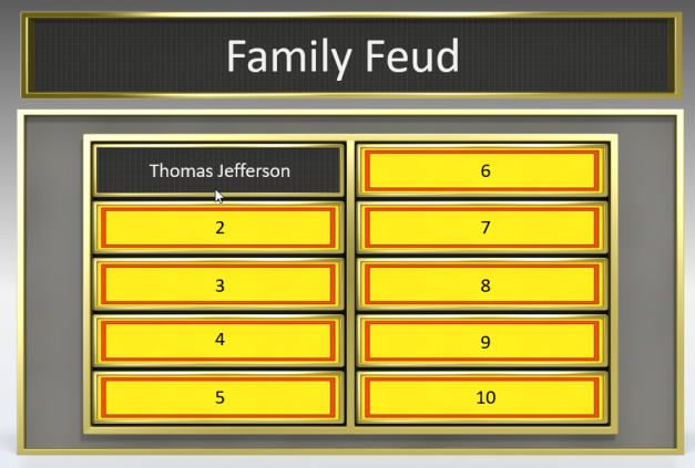 Family Feud Template For PowerPoint