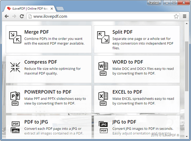 Merging tool pdf