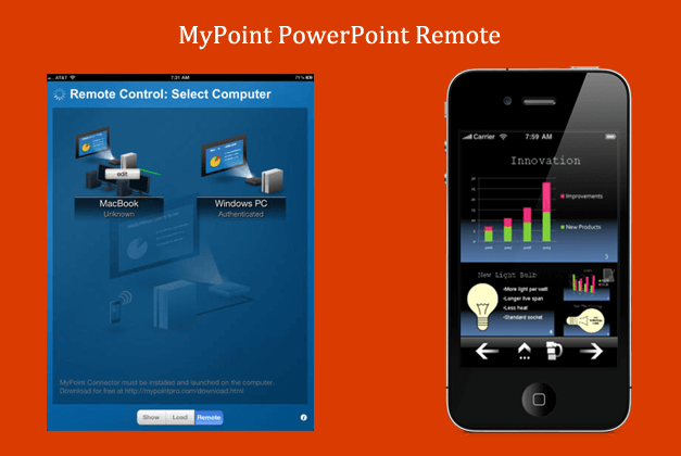 powerpoint presentation remote app