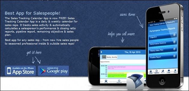 sales tracking calendar