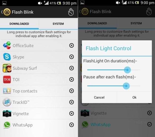 Flash Blink Provides Android Notifications By Triggering LED Flashlight