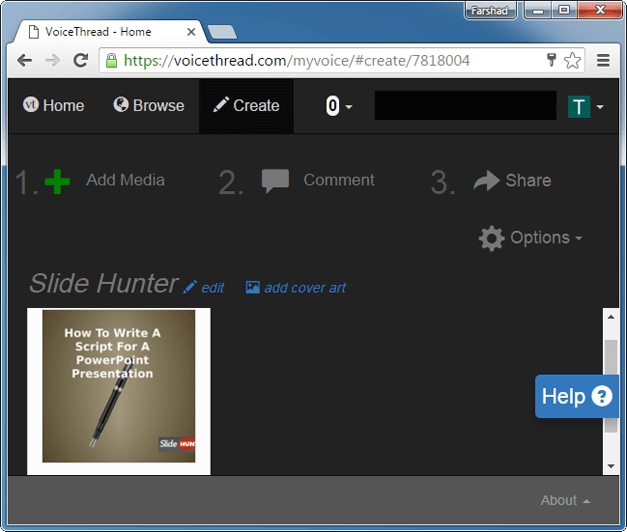 VoiceThread Create And Share Presentations Online With Voice Over