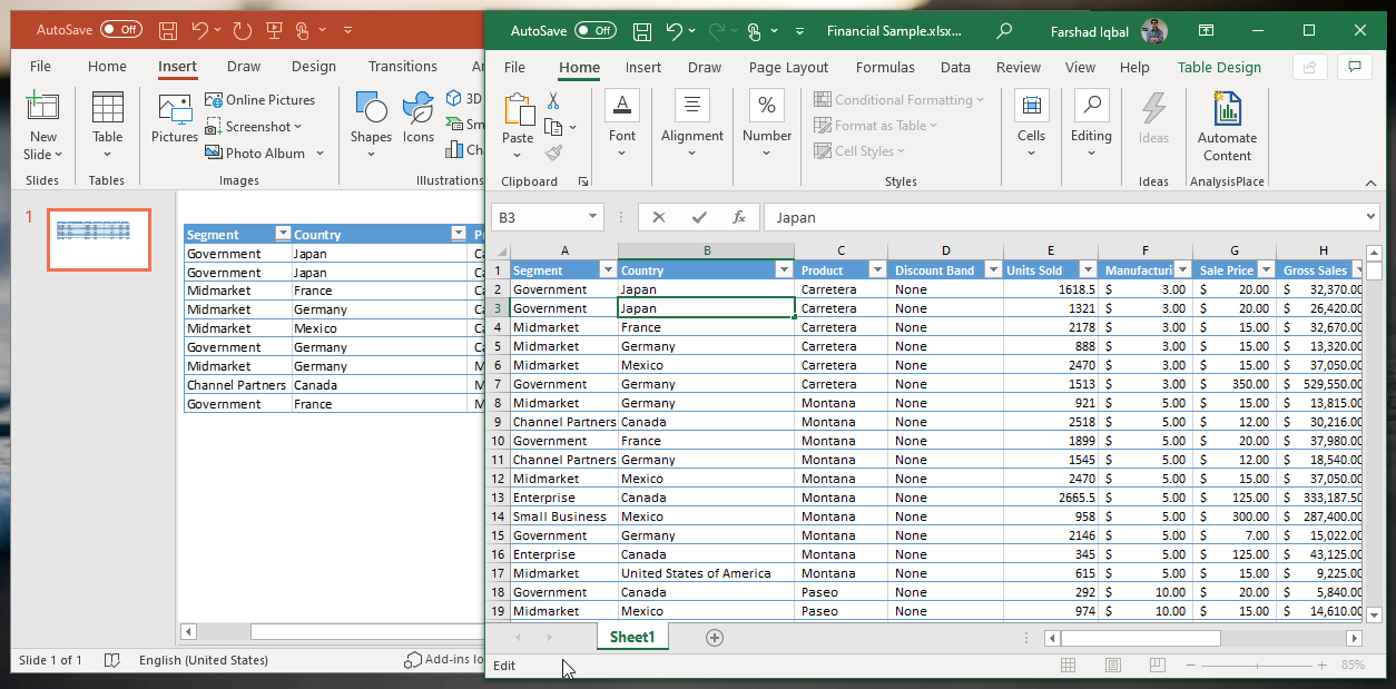 How To Automatically Update Excel Data In Powerpoint
