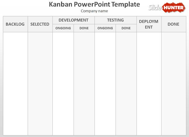 Free Kanban PowerPoint Template