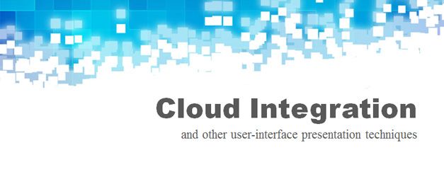 cloud integration and other user-interface presentation techniques cloud integration and other user-interface presentation techniques, Presentation templates