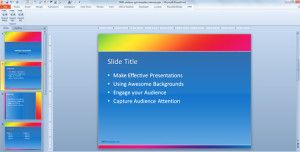 Colorful Background Slide
