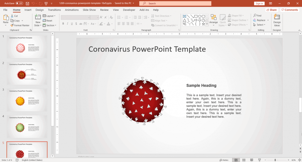 Free Coronavirus PowerPoint Template - Free PowerPoint Templates