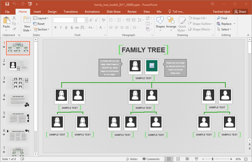animated-family-tree-powerpoint-template
