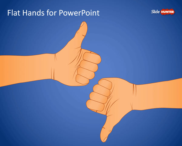 Free Flat Hands Powerpoint Template Free Powerpoint Templates