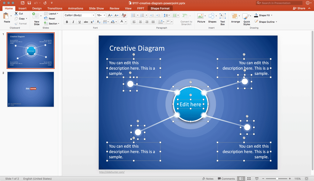 Free Free Creative Diagram for PowerPoint - Free PowerPoint Templates ...