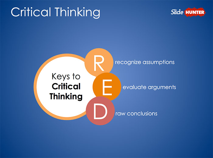 logic and critical thinking slides