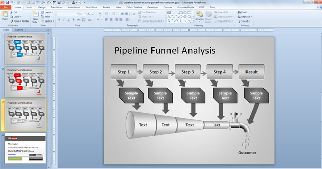 free pipeline diagram powerpoint