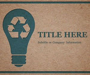 Microsoft Powerpoint Recycling Template