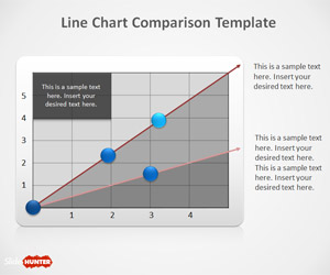 Line Chart Design for PowerPoint