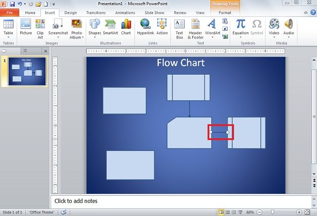 How to Create Flow Chart Diagram in PowerPoint 2010