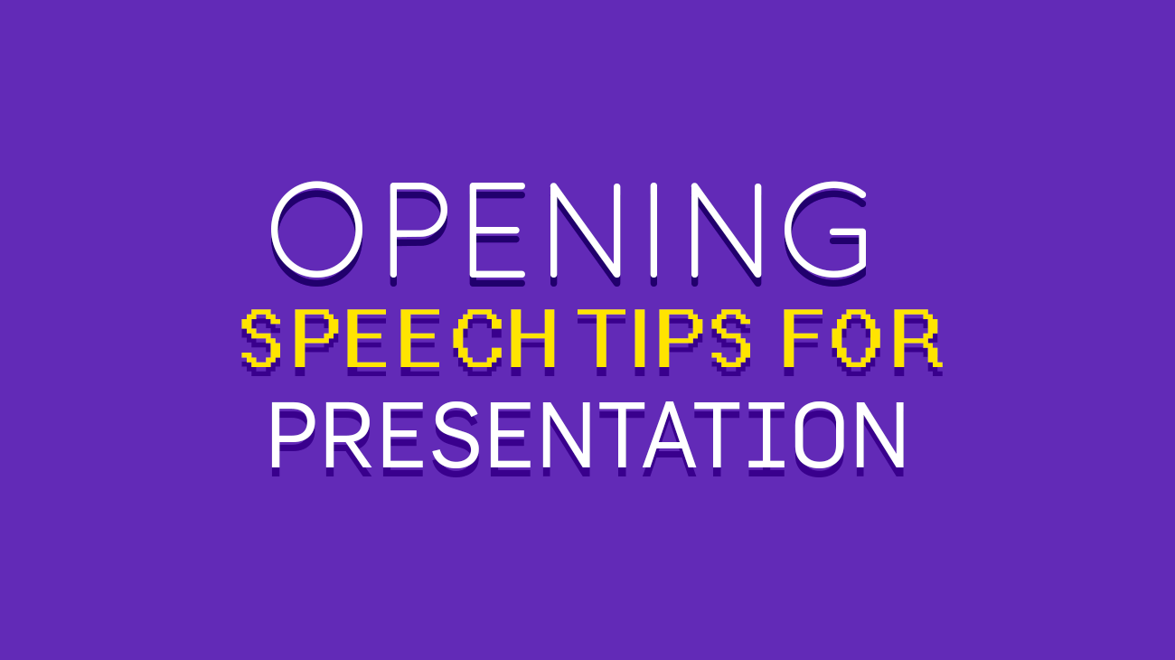 what is opening speech meaning