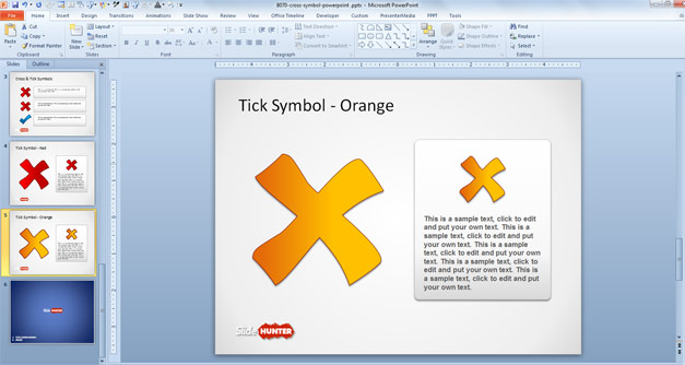 Free Cross Symbol for PowerPoint Presentations - Free PowerPoint ...