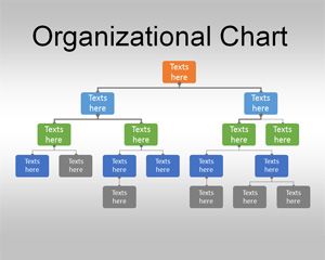 Free Organizational Chart Design for PowerPoint