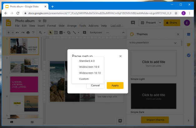 How to Change Margins in Google Docs and Orientation in Google Slides