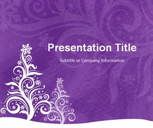 pine silhouette purple powerpoint template pine silhouette purple powerpoint template, Powerpoint templates