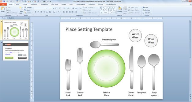 Free Place Setting Template For Point Place Setting Template For Point