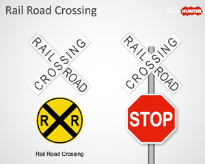 Free Railroad Crossing Sign for PowerPoint - Free PowerPoint Templates ...