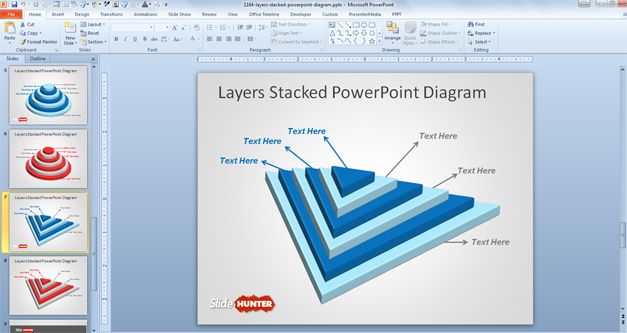 Красивая диаграмма в powerpoint