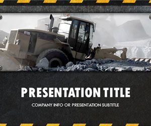 Free Construction PowerPoint Template