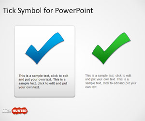 Free Tick Symbol for PowerPoint Presentations - Free PowerPoint ...