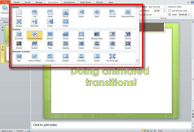 how-to-add-a-slide-transition-in-powerpoint-acuity-training