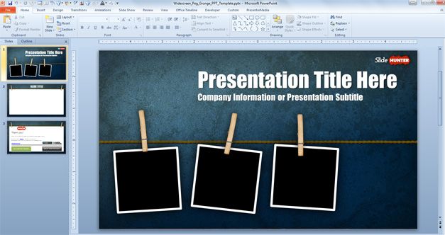 free widescreen powerpoint templates infographic