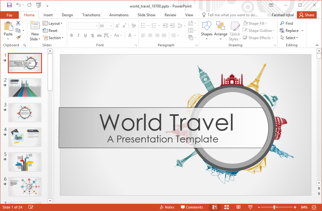 Шаблоны для презентаций powerpoint туризм